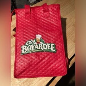 Insulated chef Boyardee red lunch bag In excellent condition